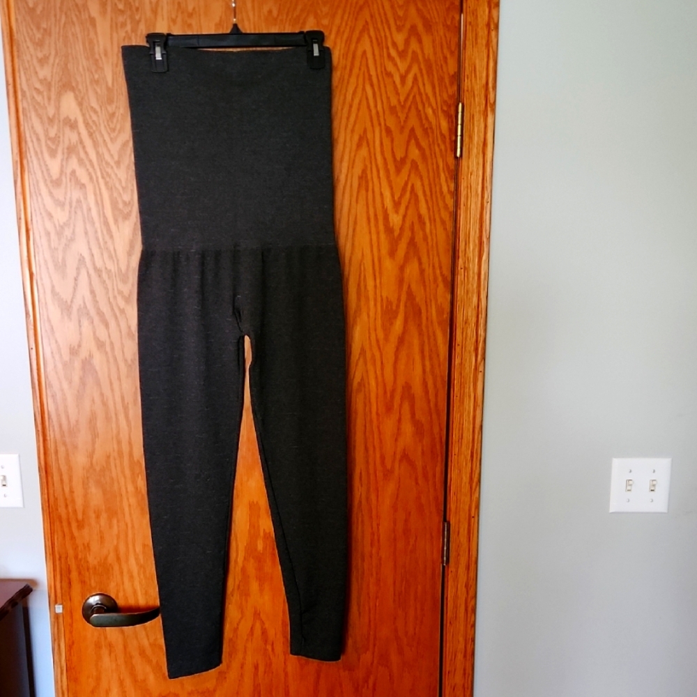 Lane Bryant Gray Footles Winter Weight Leggings/Tights forComfort, Size CD